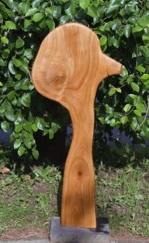 Schwung Rüester 1 - Holzskulptur-Archiv von Skulpturenwald Hans-Ulrich Wartenweiler - Holzobjekte, Holzfiguren, Holzdesign